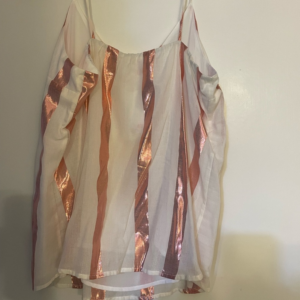 NWT shiny rose gold cami - Picture 6 of 7